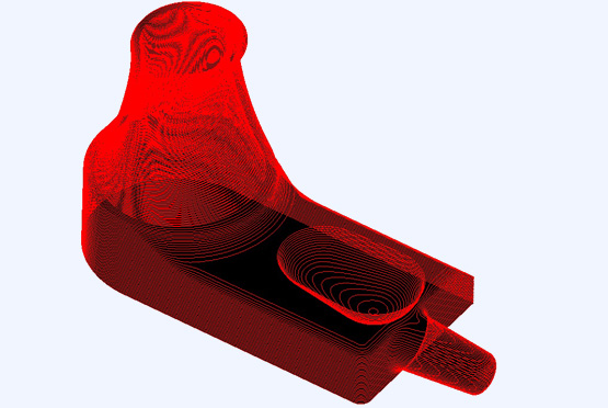 Support tool for selecting FDM layers thickness